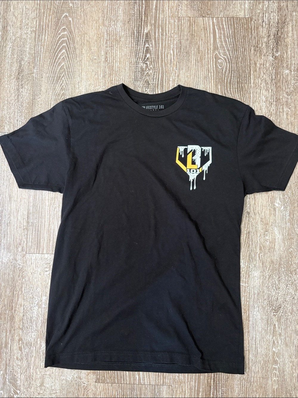 BL101 Black Graphic Tee